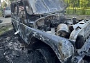 В Жуковском округе сгорел автомобиль