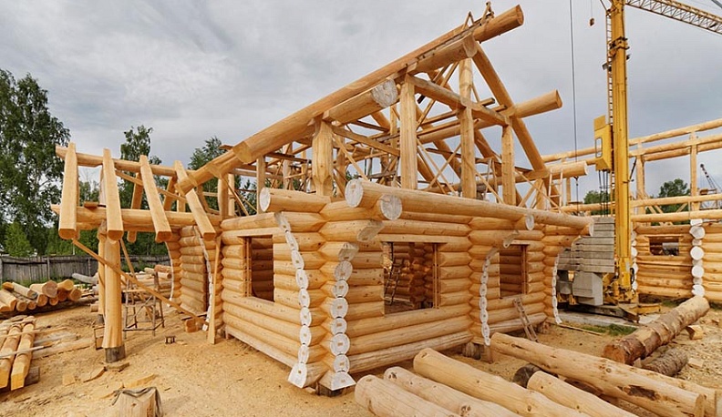 В Калужской области треть индивидуального жилья строится из дерева