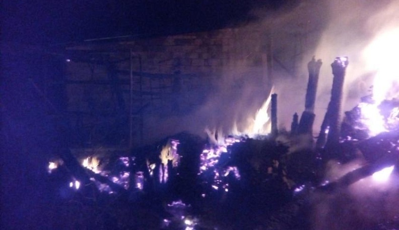 За ночь в Калужской области сгорели три гаража