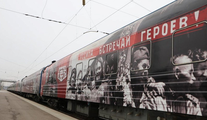 В Сухиничи прибыл «Поезд Победы»