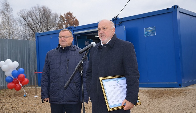В Медыни открыли новую модульную станцию водоочистки