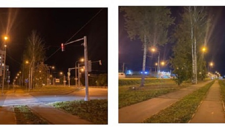 В Обнинске отремонтировали освещение на дорогах и пешеходном переходе после обращений в интернете