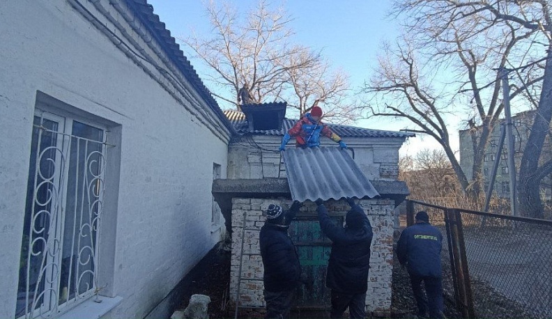 Волонтеры из Калужской области продолжают восстанавливать Первомайск