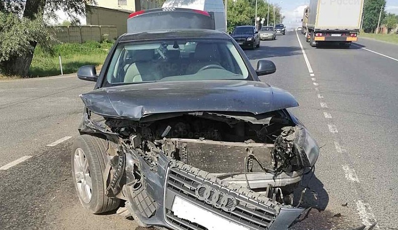 Под Обнинском в аварии двух иномарок пострадал человек