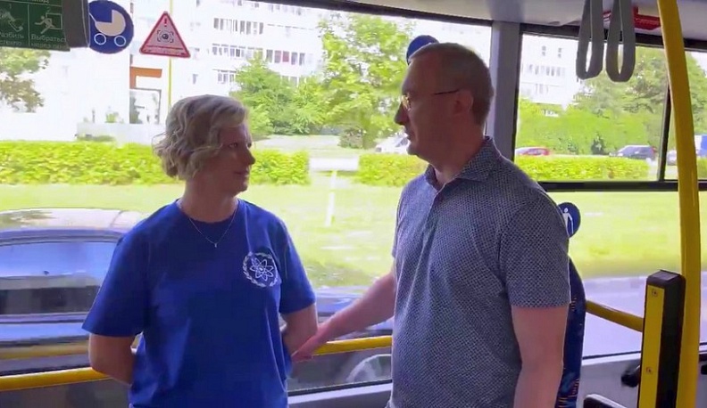 Владислав Шапша протестировал новые автобусы в Обнинске