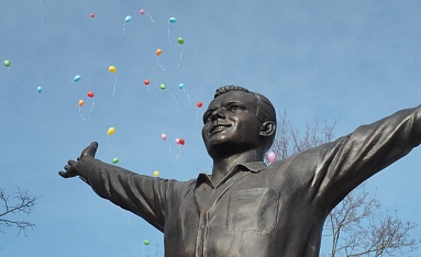 Первый визит Юрия Гагарина в Калугу