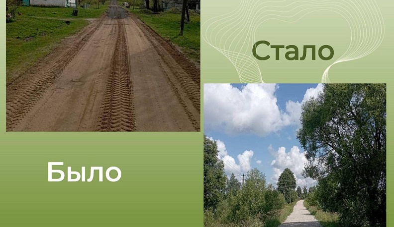 В Кировском районе отремонтировали дорогу по программе «Народные инициативы»  