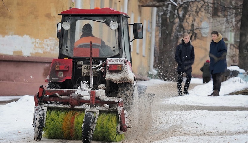 В Калуге 18 февраля снег будут вывозить с шести улиц