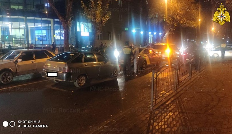 В Калуге возле КГУ снова произошла авария