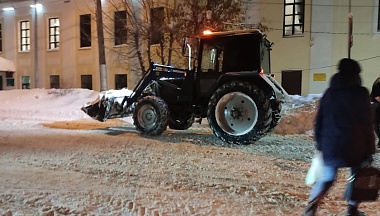 Ночная уборка снега запланирована в Калуге с 3 на 4 февраля