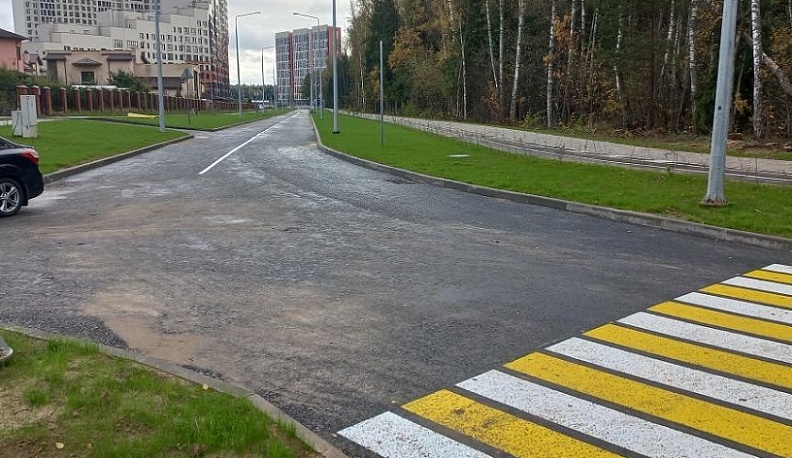 В Обнинске завершено строительство дороги на улице Левитана