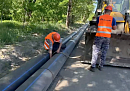 В Калуге полным ходом идёт капитальный ремонт крупного водовода на улице Путейской