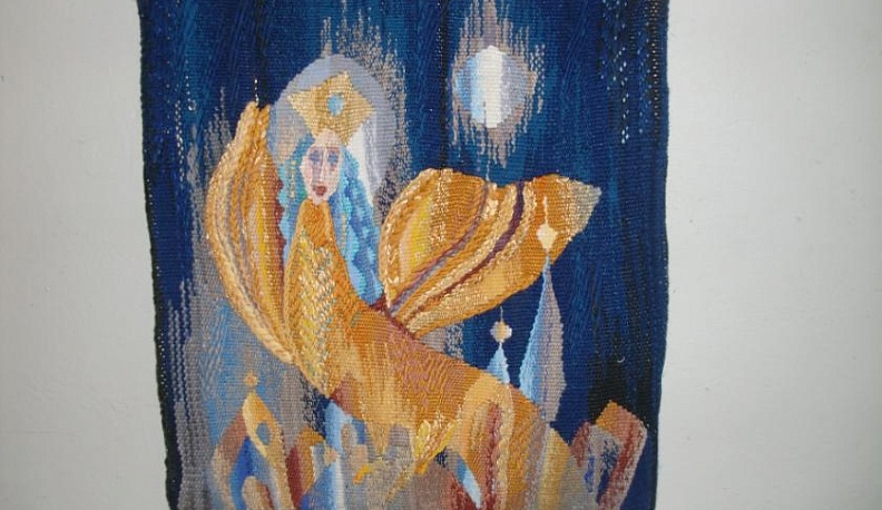 В Доме художника в Калуге проходит выставка гобеленов и ручного ткачества 