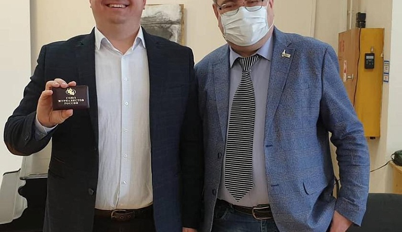 В Обнинске вручили членские билеты Союза журналистов России