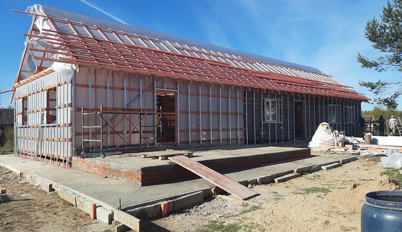 В Износковском районе завершается ремонт Дома культуры в деревне Алексеевка