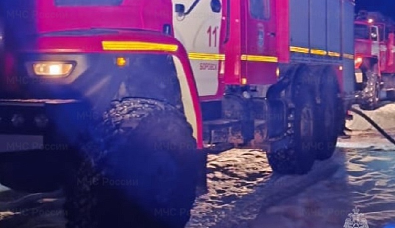 Квартира загорелась в одном из районов Калужской области