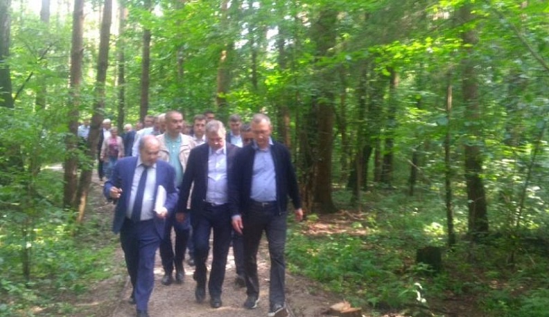 В Обнинске облагораживают Гурьяновский лес