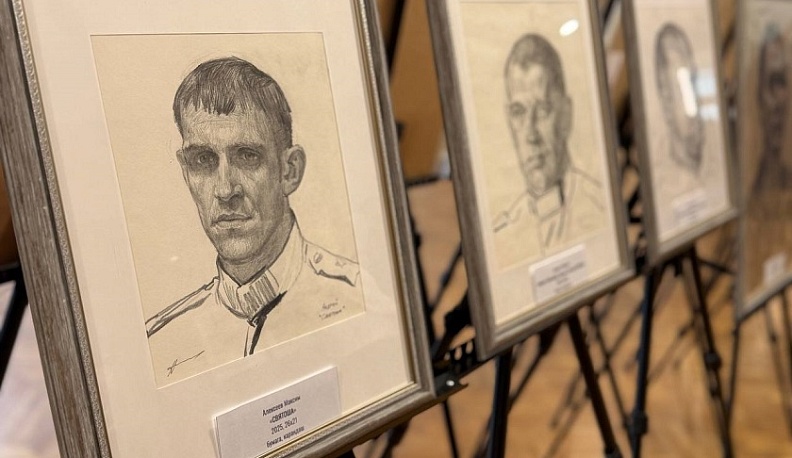 В Обнинске работает художественная выставка «Герои среди нас»