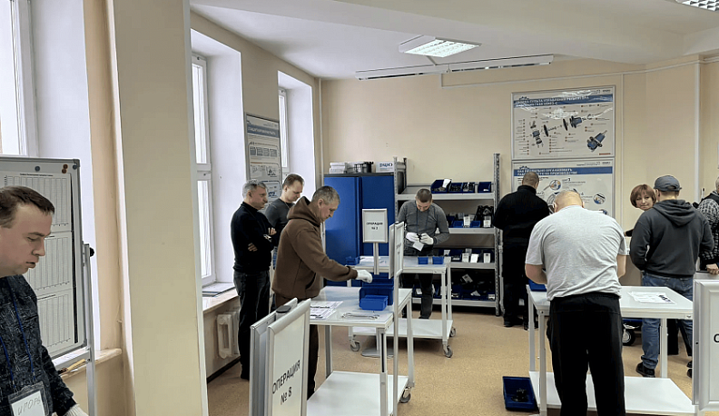 Еще одна калужская компания освоила инструменты бережливого производства на Фабрике процессов