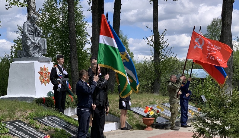 В Жиздринском районе перезахоронили останки бойцов и командиров Красной Армии