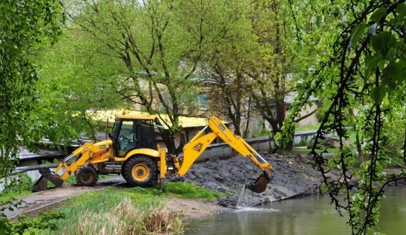 Благоустройство Пуховского пруда в Калуге затягивается