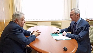 Владислав Шапша поздравил Михаила Ковальчука с избранием в президиум Отечественного ядерного общества