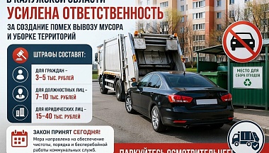 В Калужской области увеличили размер штрафов за создание помех вывозу мусора  