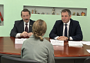 Депутат Госдумы Геннадий Скляр и региональный детский омбудсмен Дмитрий Илюхин провели первый совместный приём