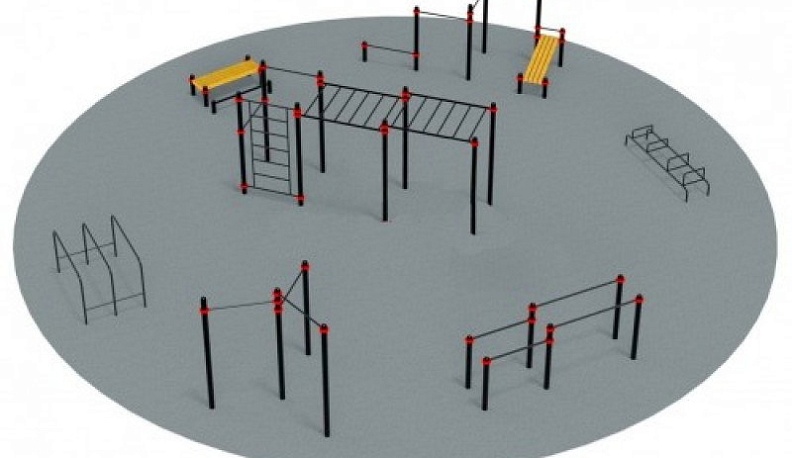 В Боровске появится современная воркаут-площадка