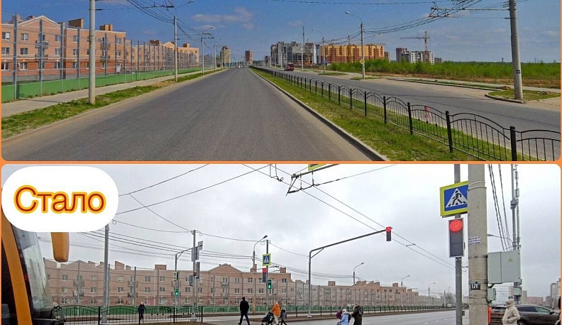 В Калуге появились новые безопасные пешеходные переходы