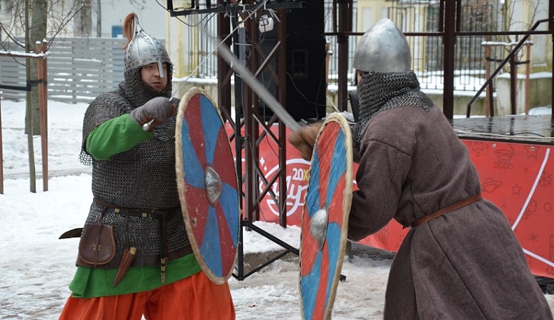 В Калуге состоялся новогодний ратный турнир