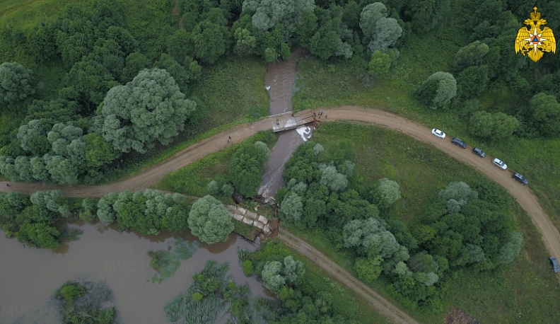 Затяжные дожди вызвали подъем воды в калужских реках до 2,5 метров