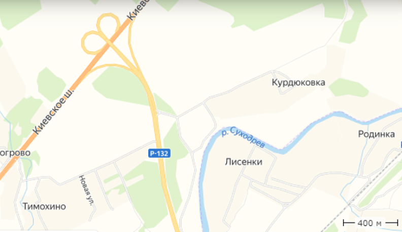 На транспортной развязке у трассы М-3 "Украина" отключили светофор и освещение