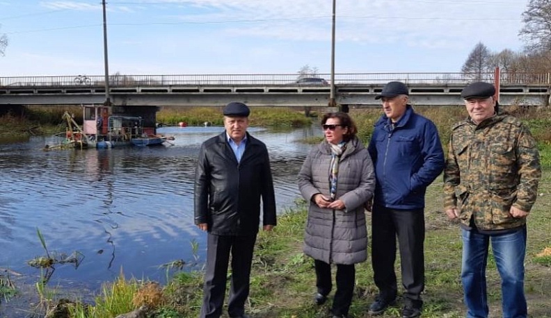 Второй этап проекта по расчистке русла Жиздры успешно завершен