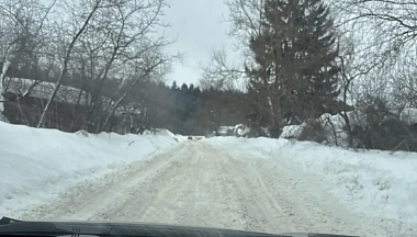 По просьбе калужанина на одной из улиц города почистили дорогу
