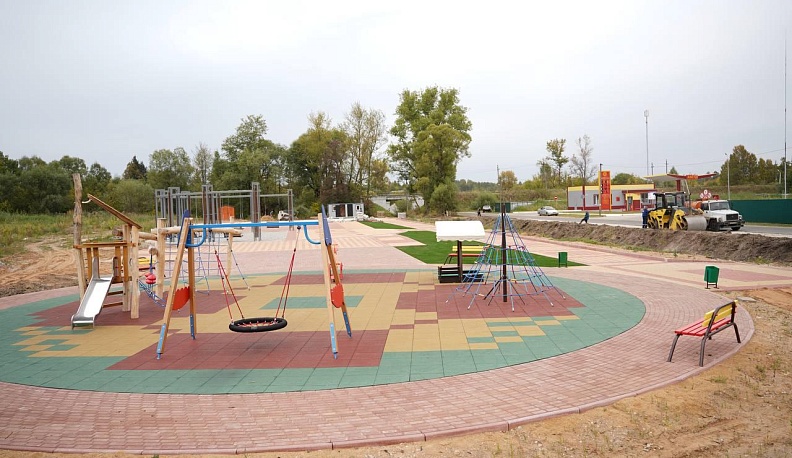 В Спас-Деменске завершилось благоустройство общественного пространства