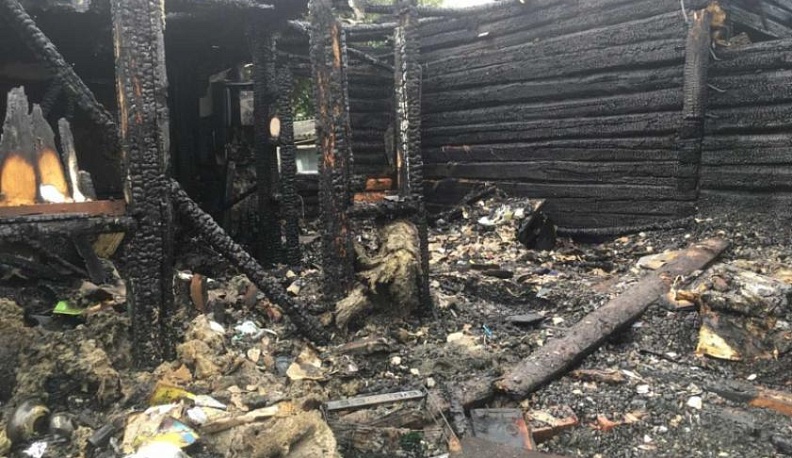 8 июля под Калугой сгорел частный дом