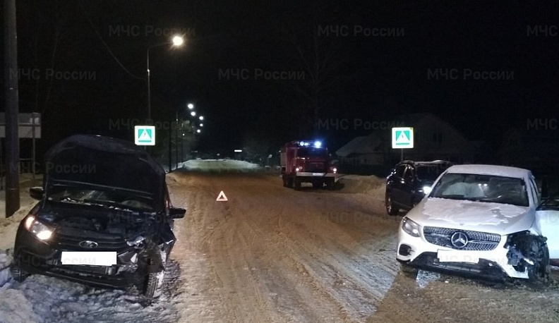 При аварии в Козельском районе пострадал человек