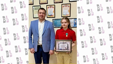 Спас-Деменская ученица награждена медалью «За помощь фронту» 