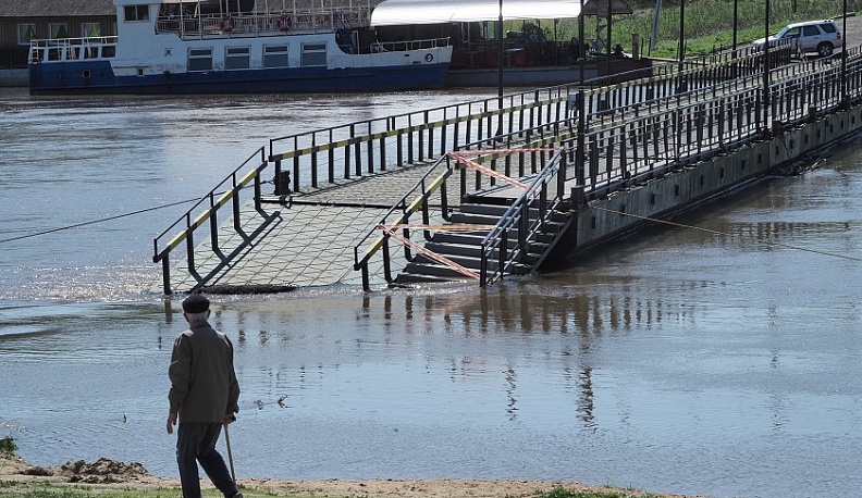 В Калуге понтонный мост откроется 25 мая