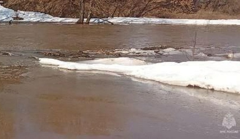В Боровском и Тарусском округах подтопило дороги из-за подъема воды в реках