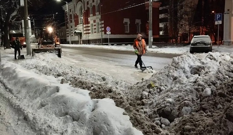 С улиц Калуги вывезено 690 кубометров снега