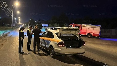 Ночью в Калуге произошло ДТП с участие такси