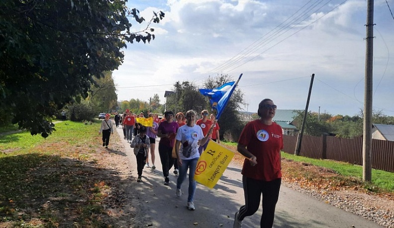 Жители Сухиничей прошли 7 млн шагов в проекте «Человек идущий»