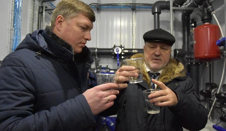 В Юхнове запустили новую станцию обезжелезивания питьевой воды 