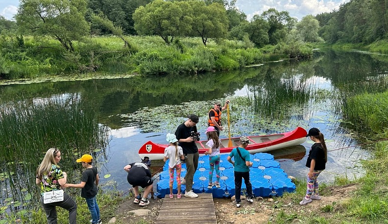 Калужские семьи отметили праздник любви и верности в походе