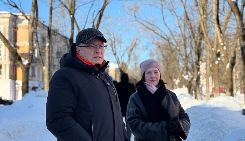 В Калуге к преображению готовят бульвар на улице Чичерина