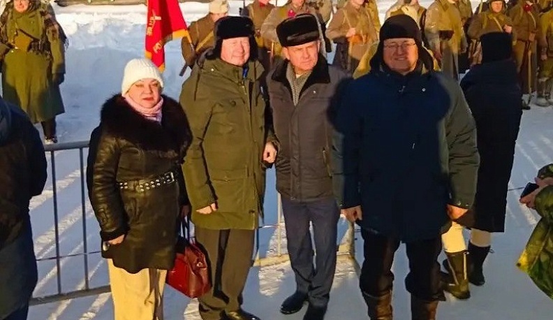 В Медыни прошла реконструкция освобождения города от фашистов