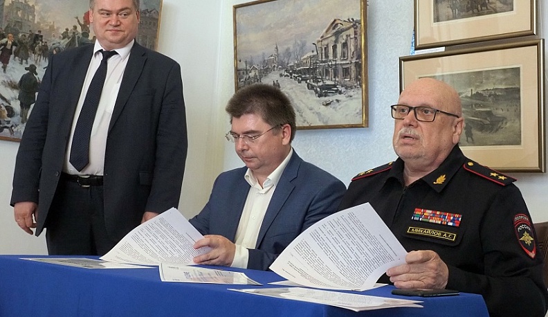 Офицеры и музейные работники подписали соглашение о сотрудничестве