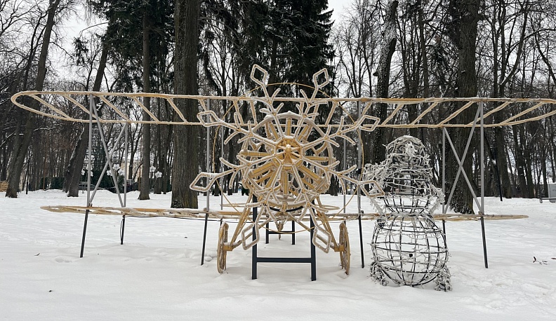 Калуга продолжает преображаться к новогодним праздникам